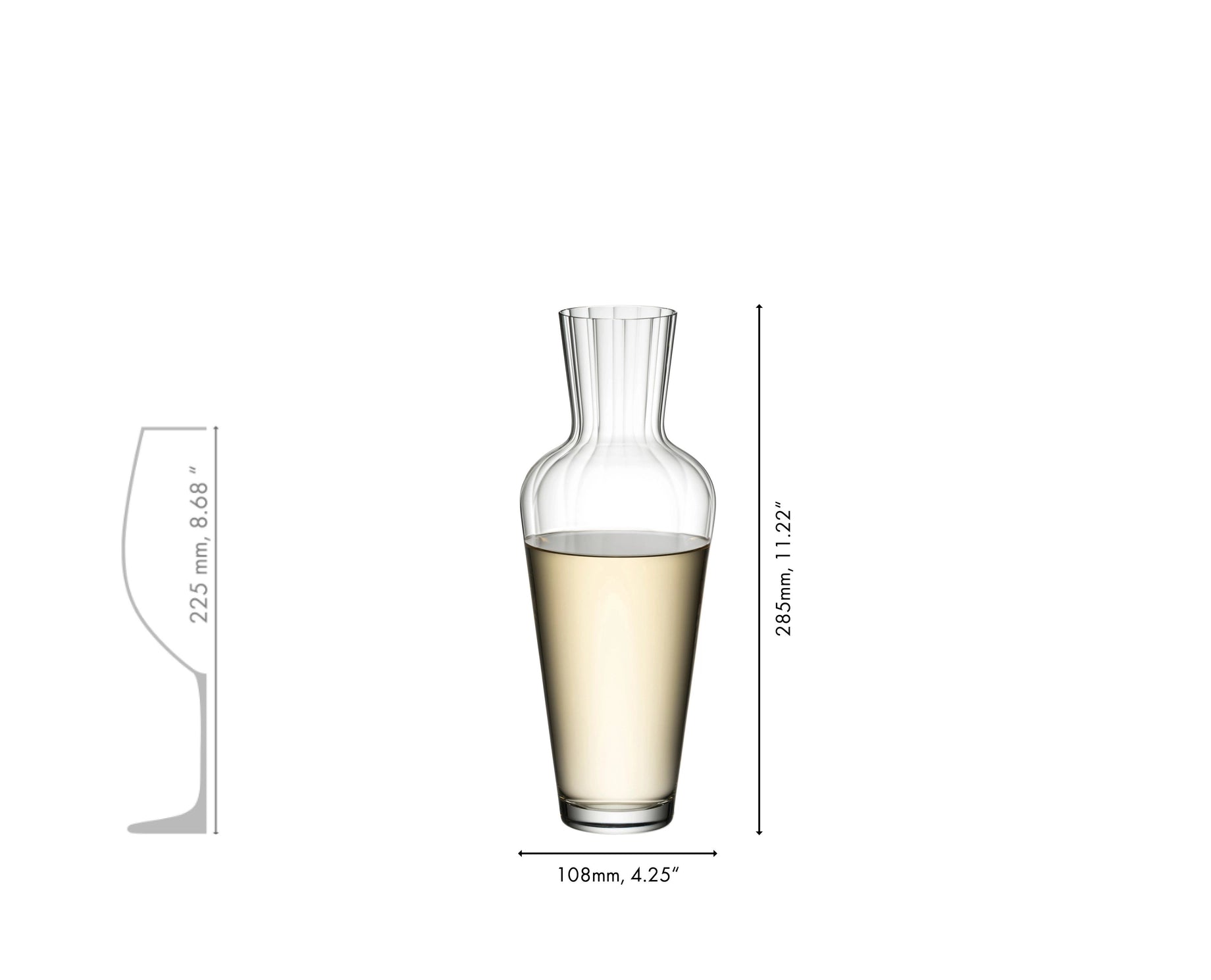 RIEDEL Mosel Carafe Décanteur – Cristal Pur – Fait à la Machine