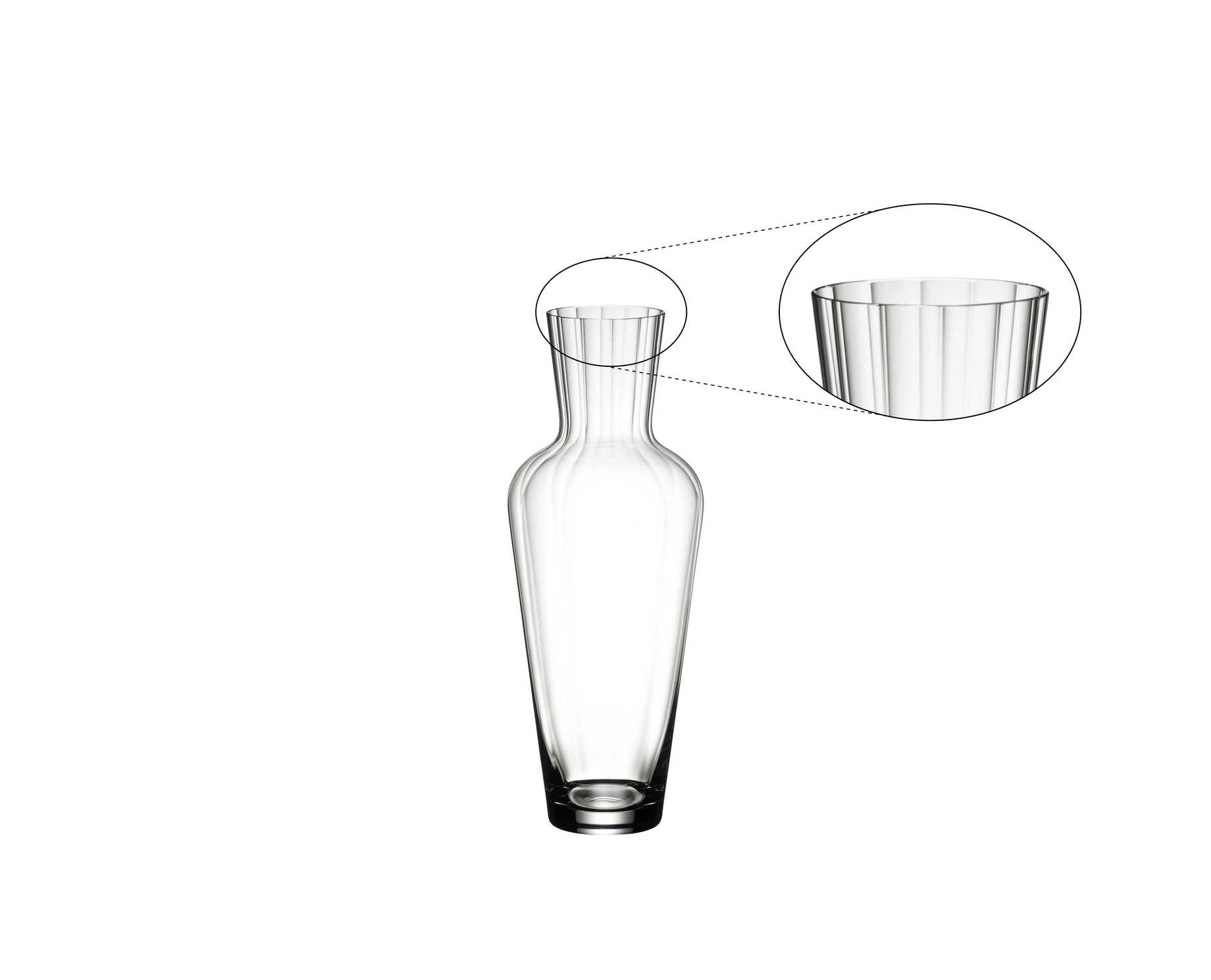 RIEDEL Mosel Carafe Décanteur – Cristal Pur – Fait à la Machine