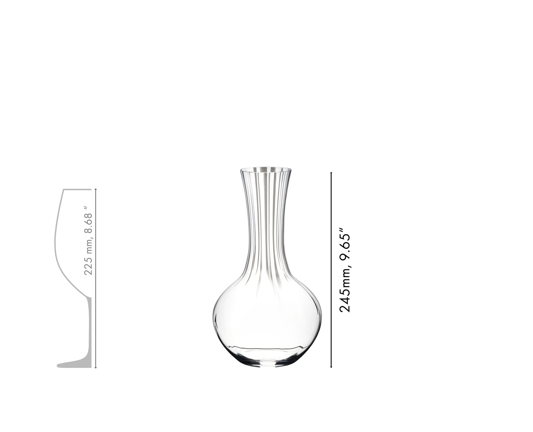 RIEDEL Performance Décanteur – Cristal Pur – Effet Optique Verre Soufflé