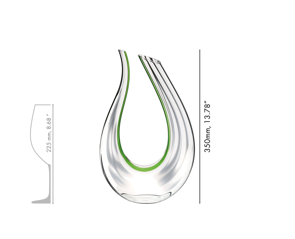 RIEDEL Amadeo Performance Décanteur Soufflé à la Bouche – Verre Soufflé Optiquement & Ligne Verte