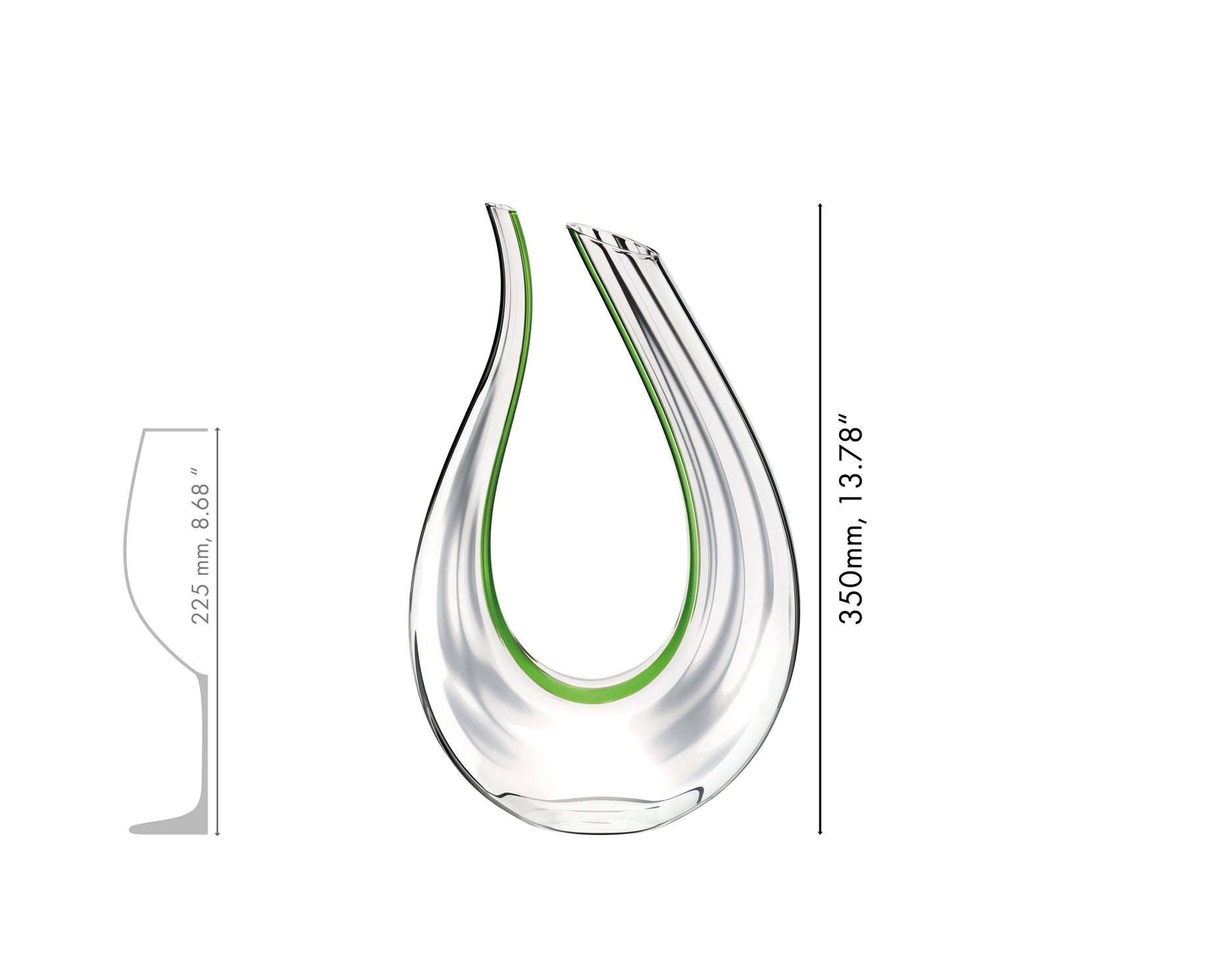 RIEDEL Amadeo Performance Décanteur Soufflé à la Bouche – Verre Soufflé Optiquement & Ligne Verte