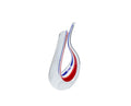 RIEDEL Amadeo Décanteur Soufflé à la Bouche – Édition Triple Bande Bleu, Blanc & Rouge