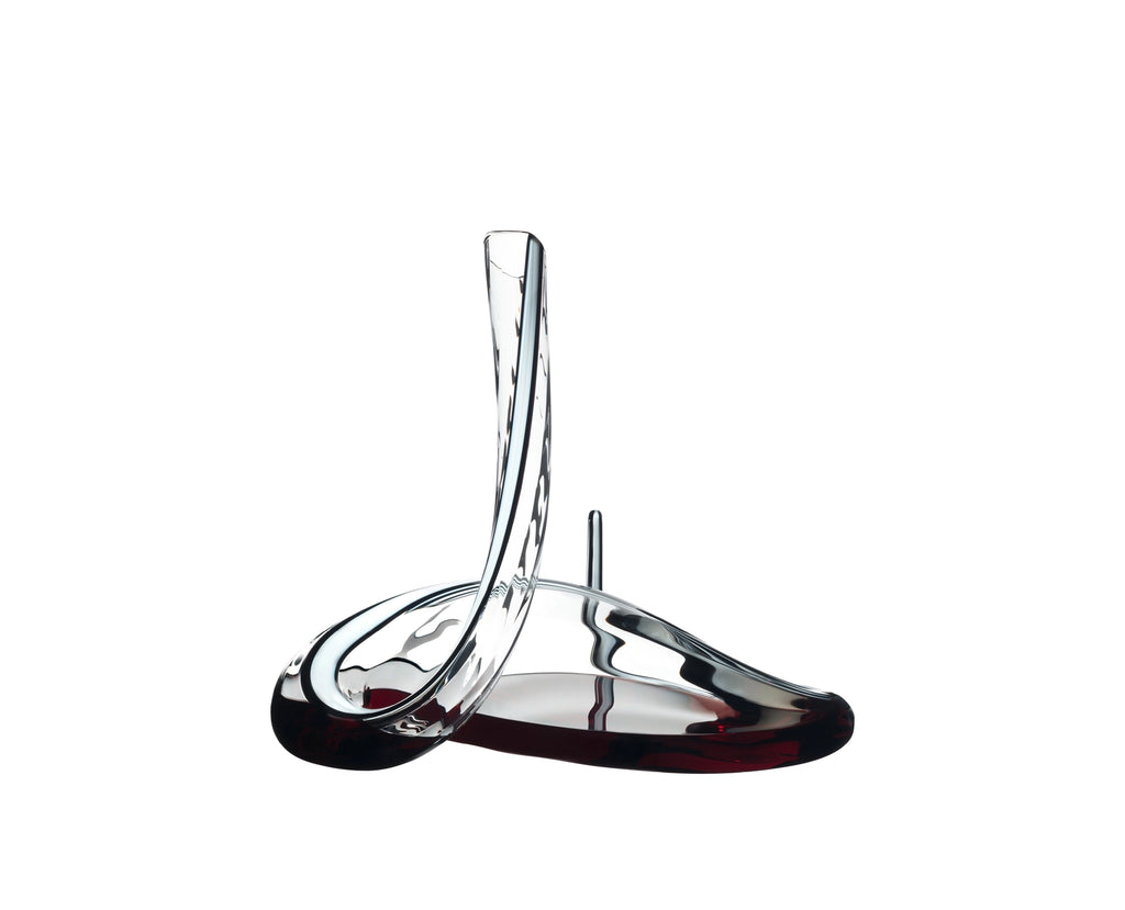 RIEDEL Mamba Décanteur Soufflé à la Bouche – Double Décantation pour Vins Jeunes