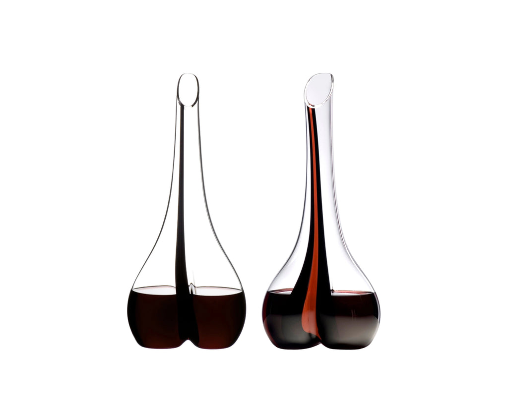RIEDEL Smile Décanteur Soufflé à la Bouche – Édition Bande Noire & Rouge – Qualité Restaurant