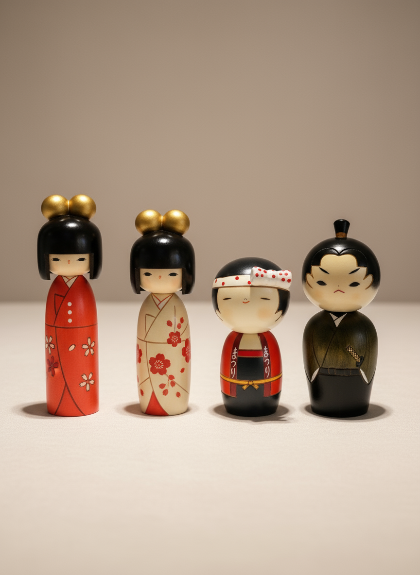 Bannière collection Kokeshi