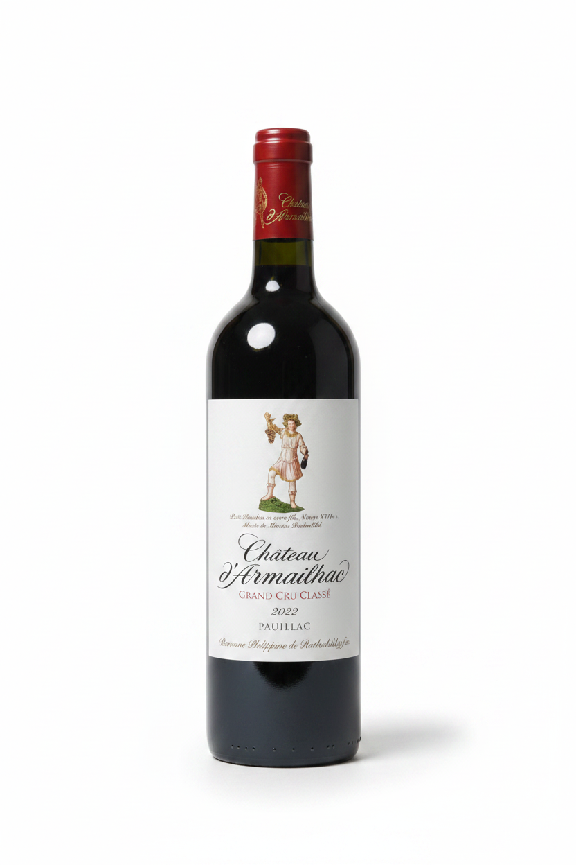 Château d'Armailhac 2022 – fond blanc