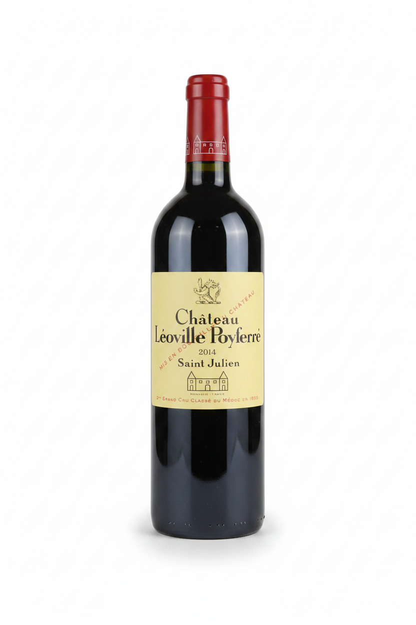 Château Léoville Poyferré 2014 – fond blanc
