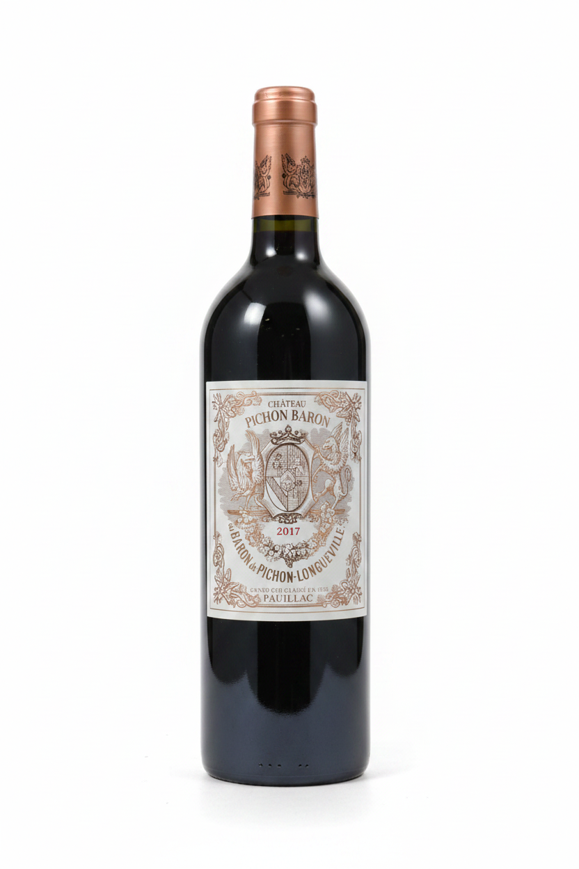 Château Pichon Baron 2017 – fond blanc
