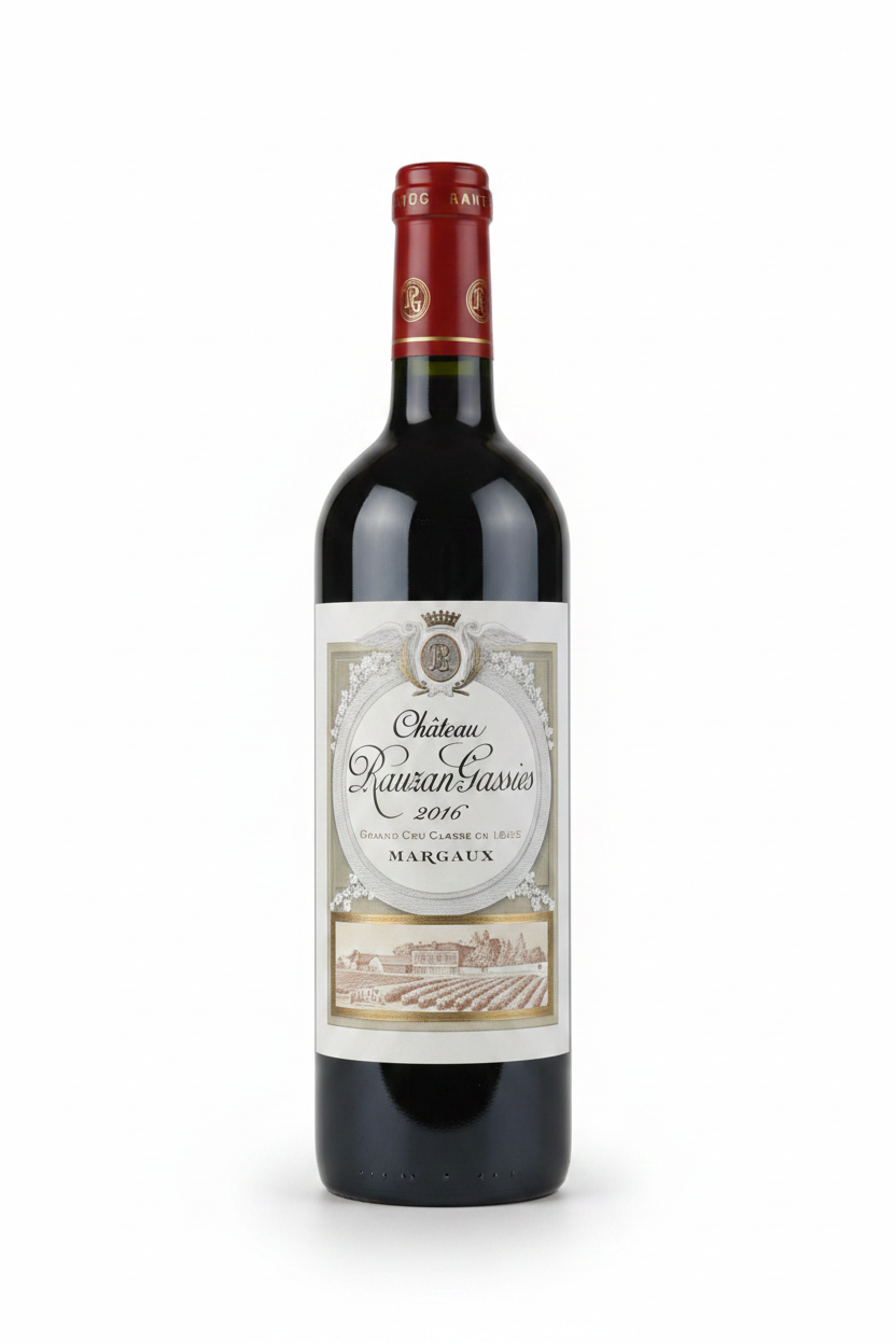 Château Rauzan-Gassés 2016 – fond blanc