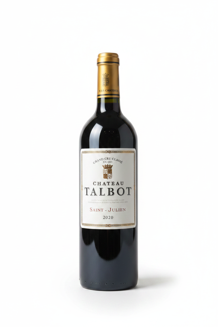 Château Talbot 2020 – fond blanc