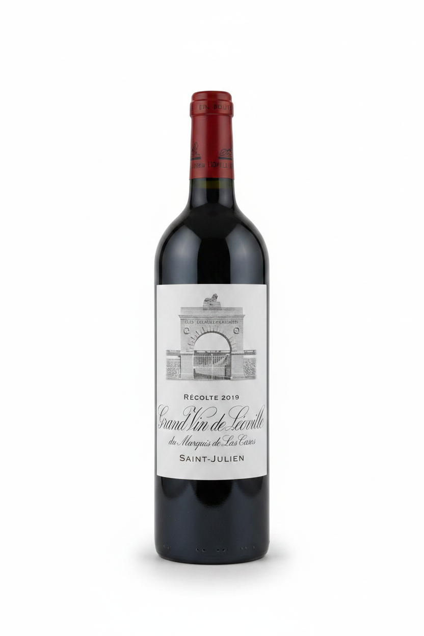 Grand Vin de Léoville Las Cases 2019 – fond blanc