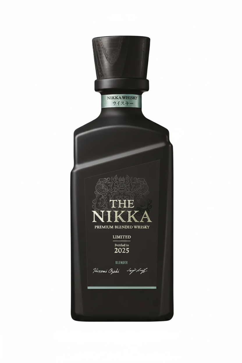 The Nikka Premium Blended Whisky Limited 2025 – visuel généré fond blanc
