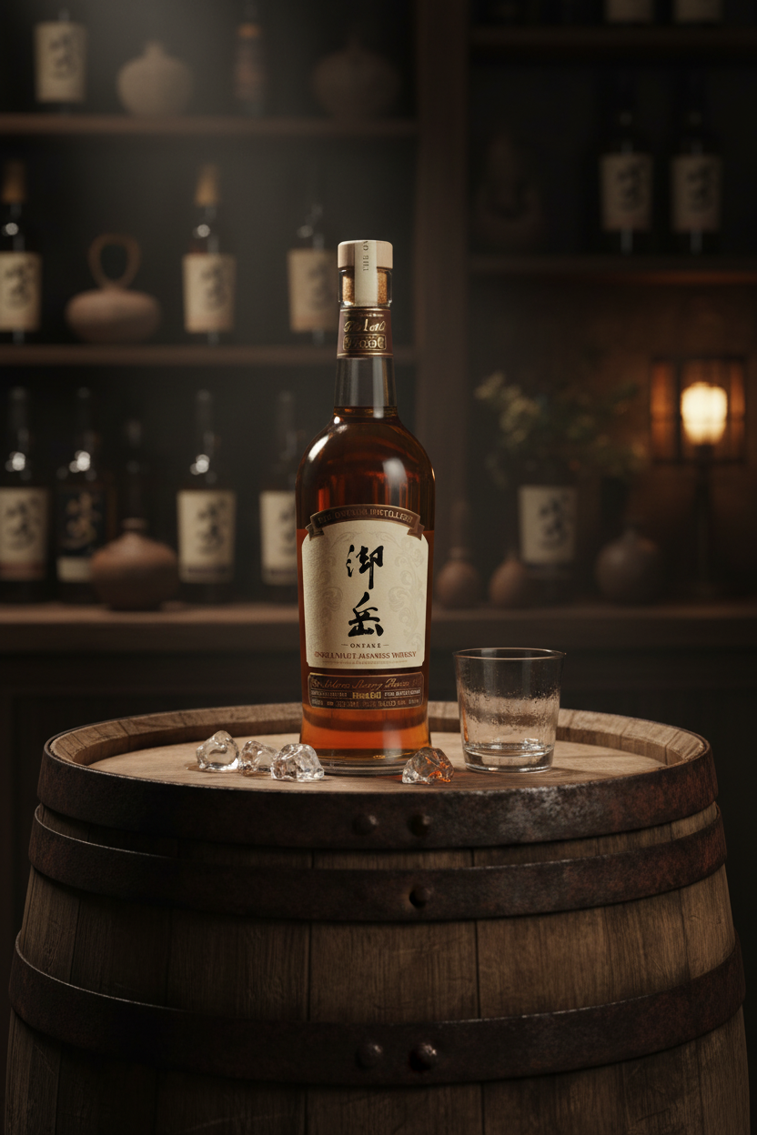 Ontake The First Edition Solera Sherry Butts – visuel généré fond blanc