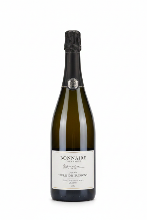 Bonnaire Terres des Buissons Grand Cru Blanc de Blancs Cramant 2012 – 75cL fond blanc