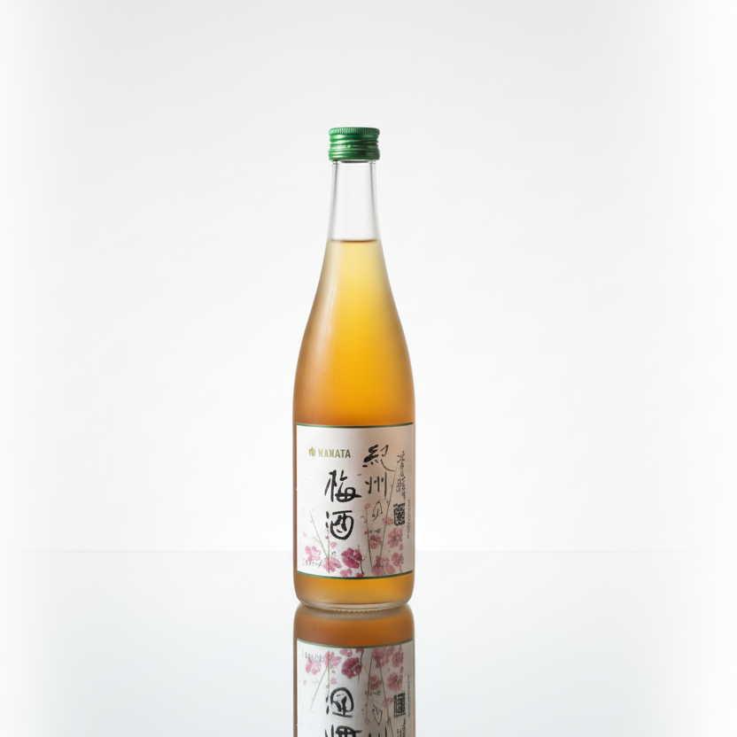 Bouteille vin de prune blanche japonais Nakata Kishu Umeshu Hojun saveurs douces acidulées 12% 720ml