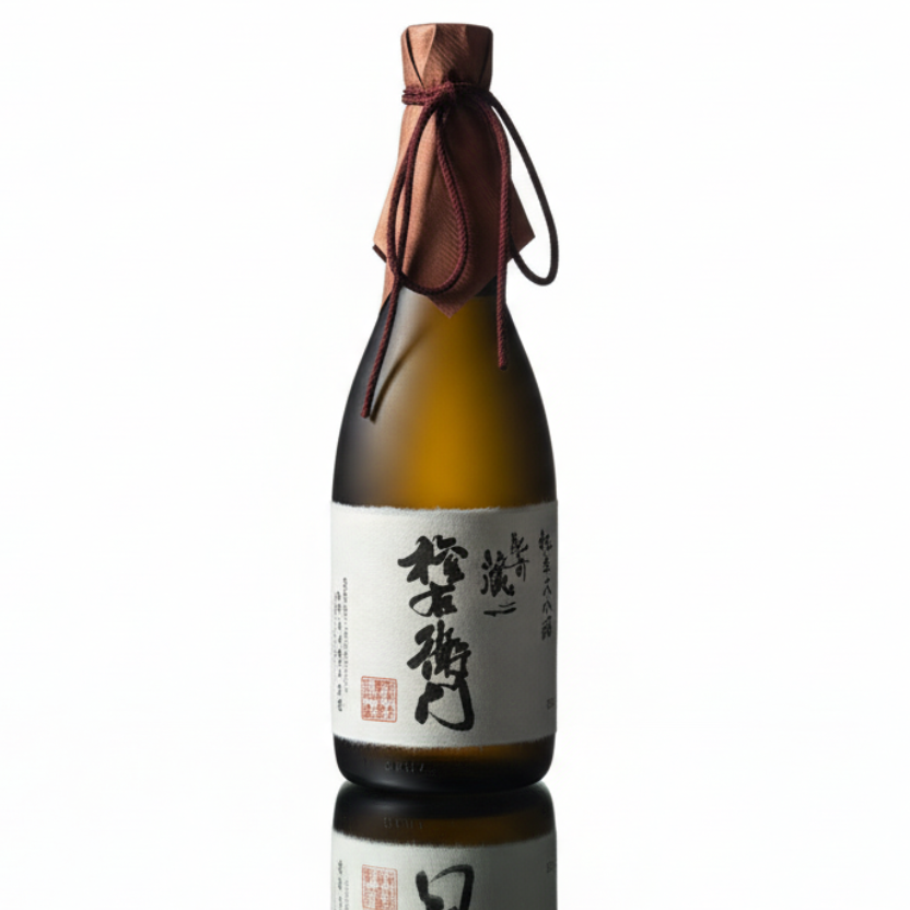 Bouteille saké japonais premium Hizenkuragokoro Junmai Daiginjo riz Yamada Nishiki Hyogo arôme pomme mûre plusieurs fois primé 720ml