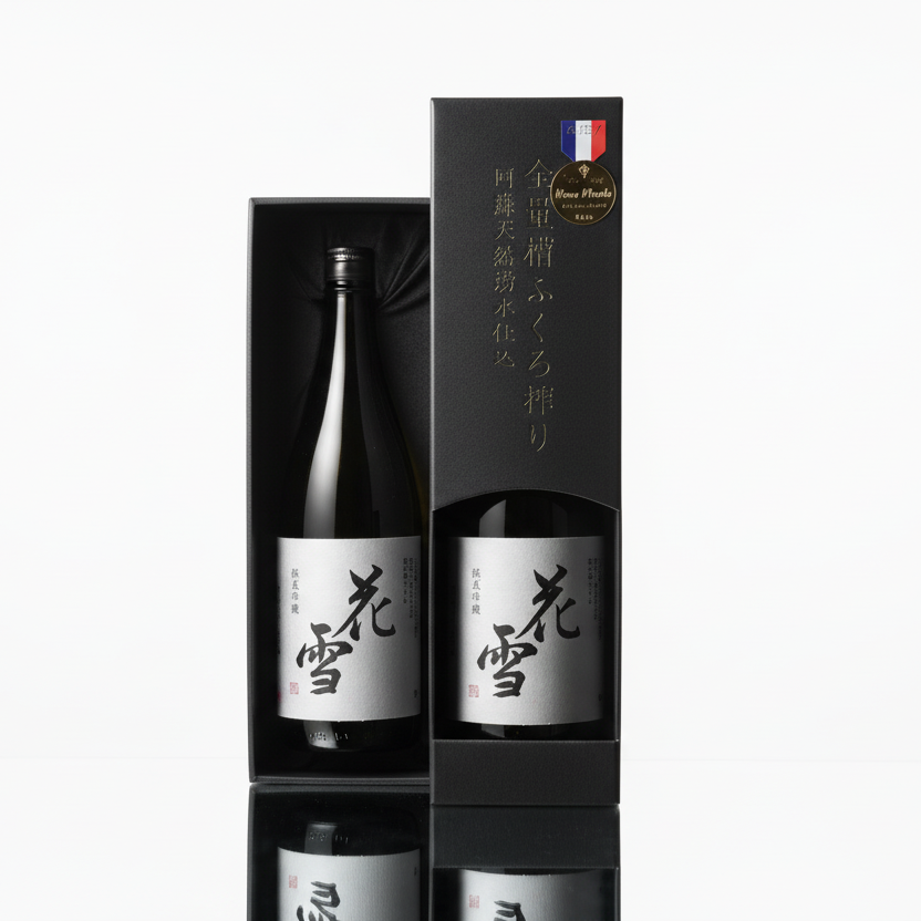 Saké coffret noir premium - style luxe