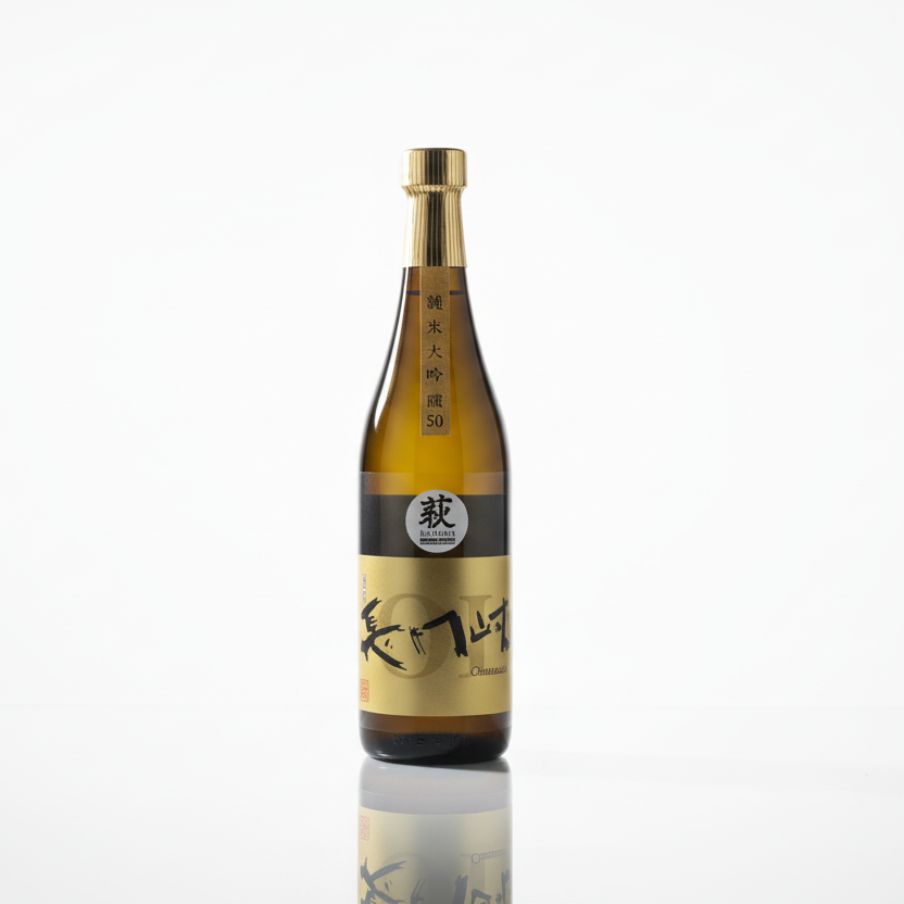 Bouteille saké japonais premium Cyoumonkyo Junmai Daiginjo 50 riz Yamada Nishiki Ogi Yamaguchi polissage 50% 16% 720ml
