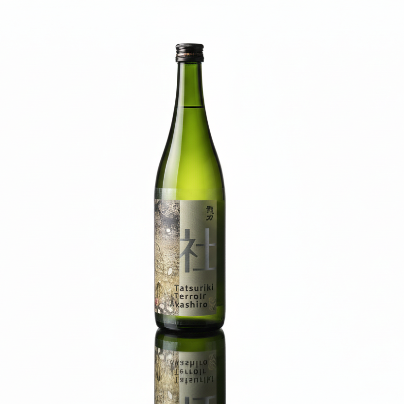 Bouteille saké japonais Tatsuriki Terroir Yashiro Junmai Daiginjo premium riz Yamada Nishiki 720ml