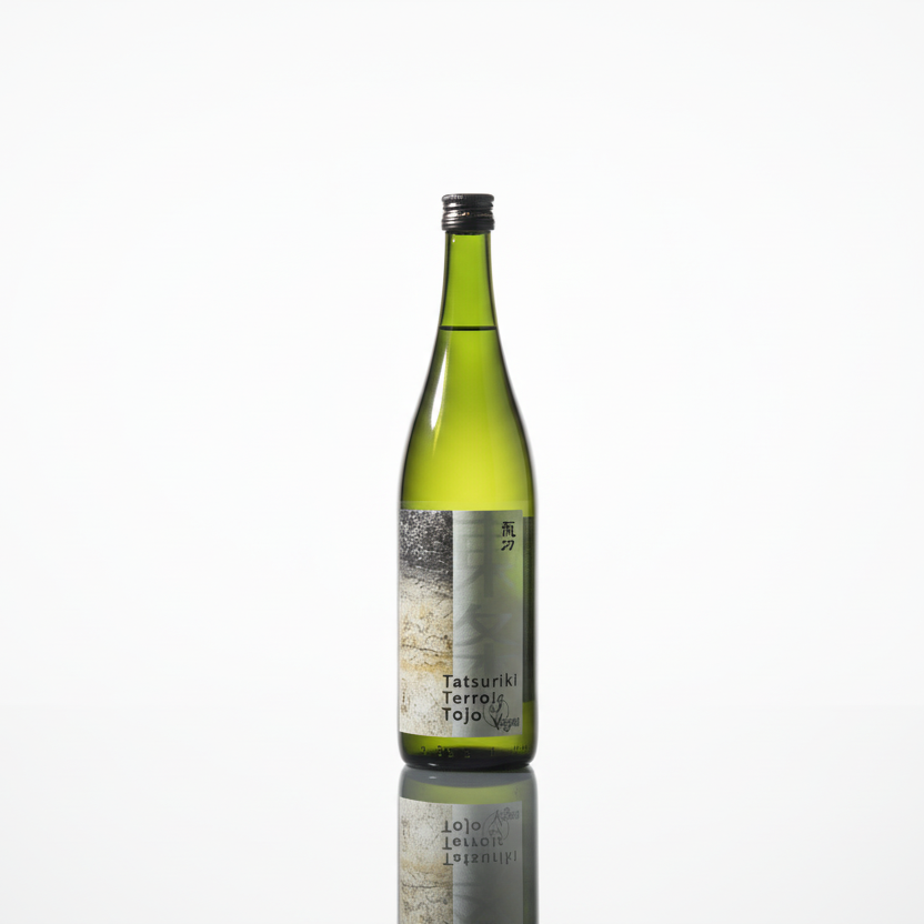 Bouteille saké japonais Tatsuriki Terroir Tojo Junmai premium riz Yamada Nishiki district spécial A 720ml